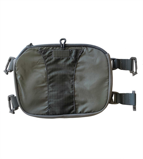 Belly Pocket in Black, back view. @Black-2