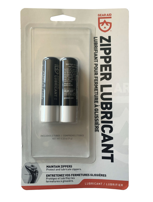Gear Aid Zipper Lubricant, front view.