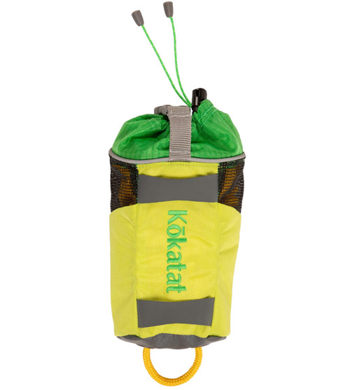 Huck Throw Bag 50' with Belt in Mantis, back view. @Mantis-3