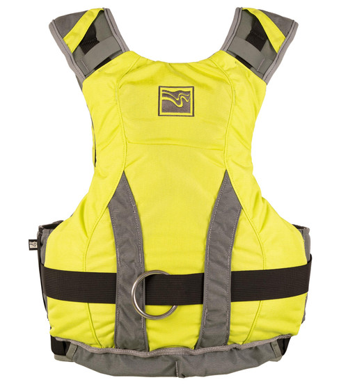 Maximus Centurion Rescue Vest sold w/ Belly Pocket - unisex in Mantis, back view. @Mantis-2