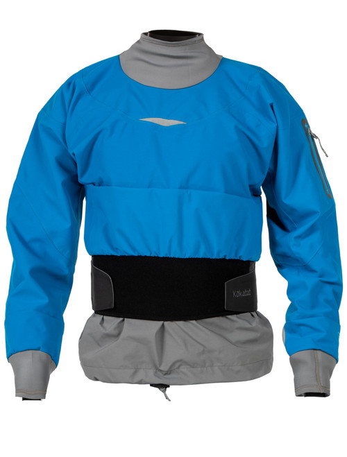 ŌM Dry Top (GORE-TEX Pro) in Ocean, front view. @Ocean-1