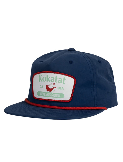 Blue Puma Hat in Navy, front view. @Navy-1
