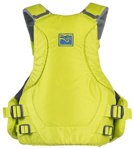 WKNDR Life Vest - unisex in Mantis, back view. @Mantis-2