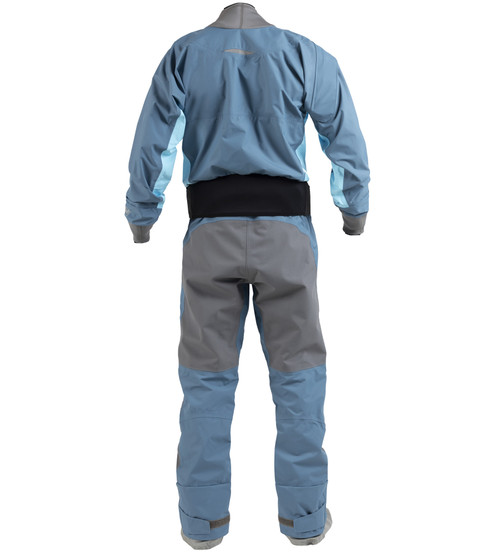 Meridian Dry Suit (Hydrus 3.0) in Storm Blue, back view. @Storm Blue-2