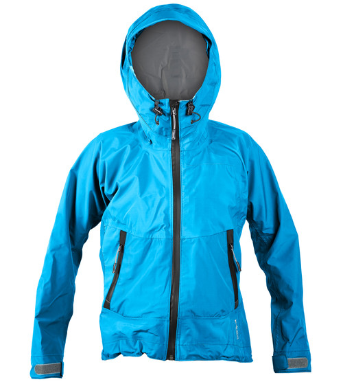 Full Zip Jacket (GORE-TEX) - Women's in Electric Blue, front view. @Electric Blue-1