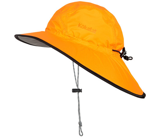 Seawester Hat - unisex in Orange, side view. @Orange-1