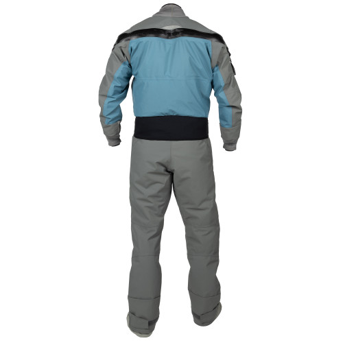 Icon Dry Suit (Hydrus) in Storm Blue, back view. @storm blue - 2