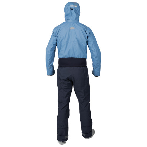 Odyssey Dry Suit (Hydrus) in Storm Blue, back view. @storm blue - 2