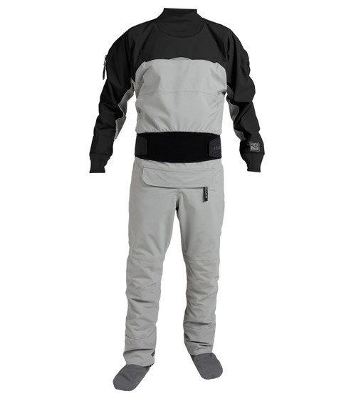 Reflection Series Icon Dry Suit (GORE-TEX Pro) in Light gray, front view. @Light gray-1