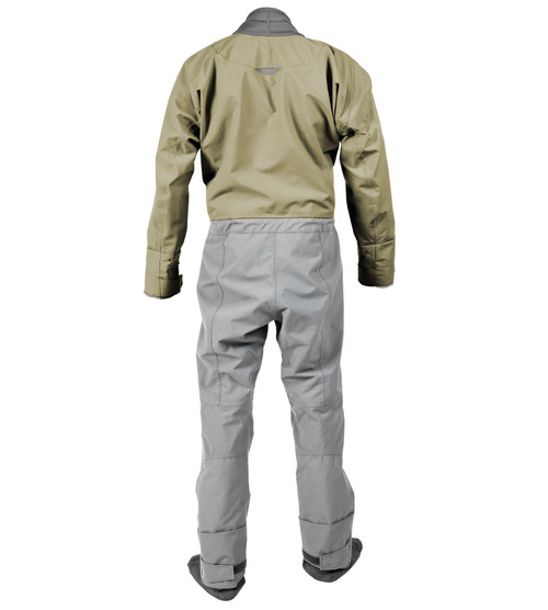 Legacy Dry Suit (GORE-TEX Pro) Reflection- Men's in Sandbar, back view. @Sandbar-2