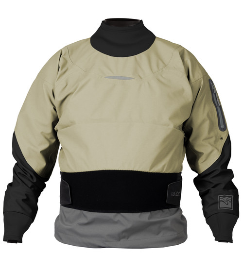 ŌM Dry Top (GORE-TEX Pro) Reflection -men's in Sandbar front view. @Sandbar-1