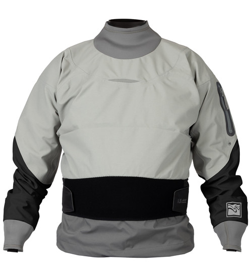 ŌM Dry Top (GORE-TEX Pro) Reflection -men's in Light gray, front view. @Light gray-1