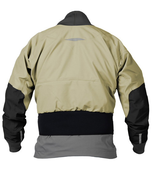 ŌM Dry Top (GORE-TEX Pro) Reflection -men's in Sandbar back view. @Sandbar-2