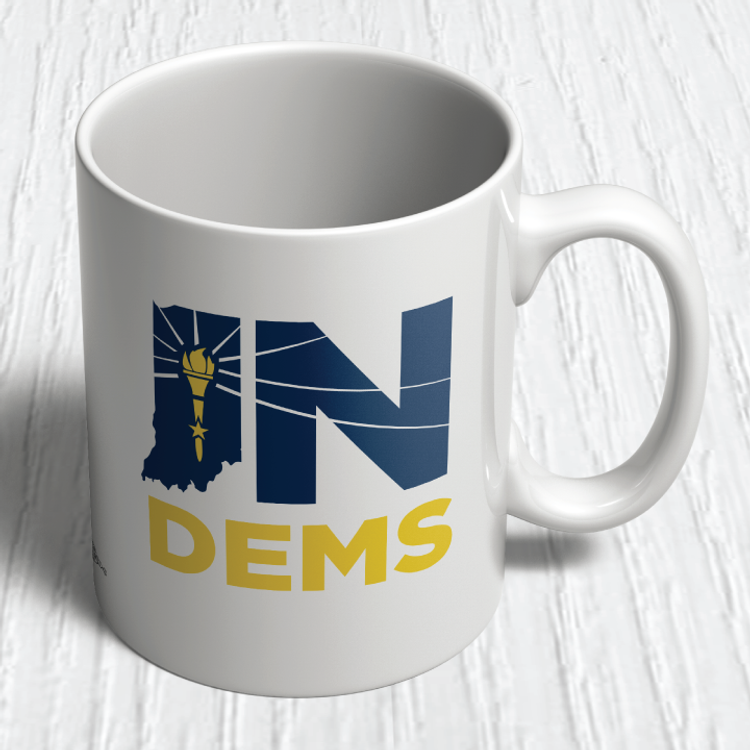 Indiana Democrats Official Logo (11oz. Coffee Mug)
