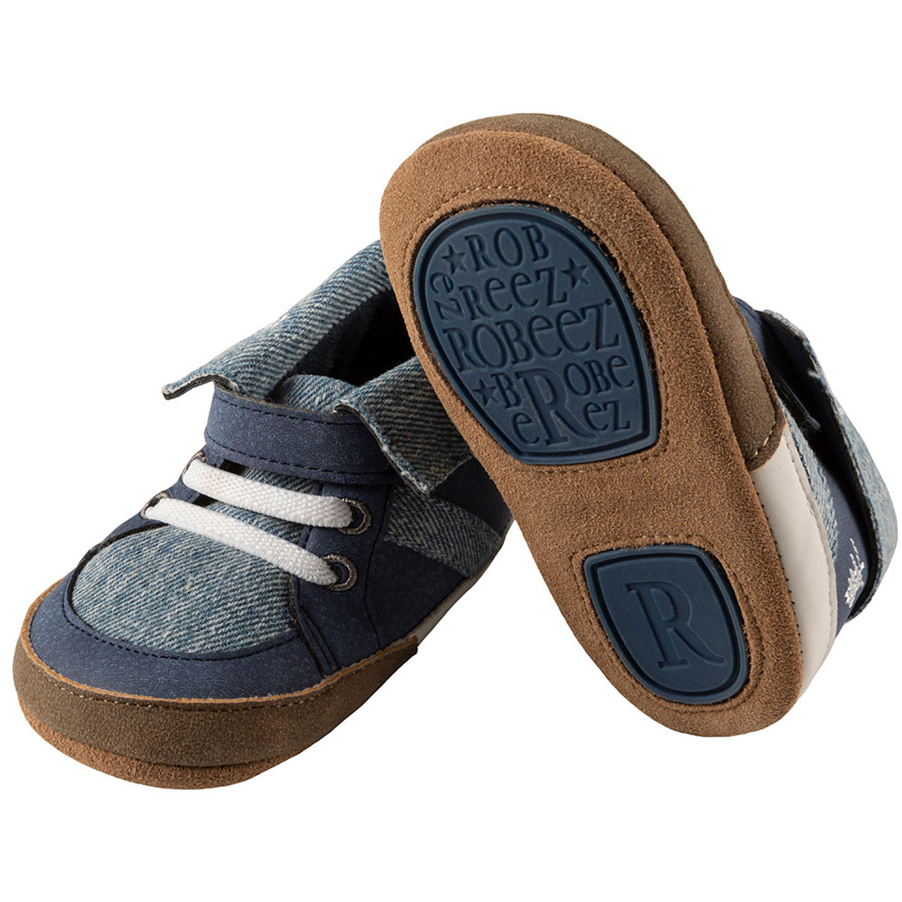 Denim Blue Leather| First Kicks | Baby 