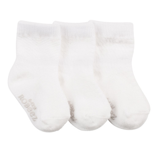 Robeez Herringbone Weaves Socks, 3-Pack