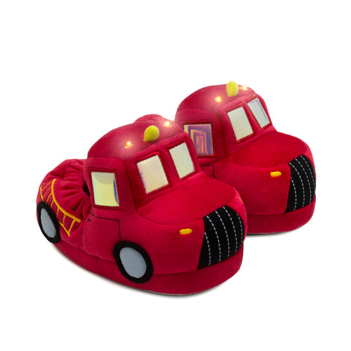 Fire Truck Slippers, perspective view