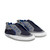Stylish Steve Soft Soles Navy, perspective view
