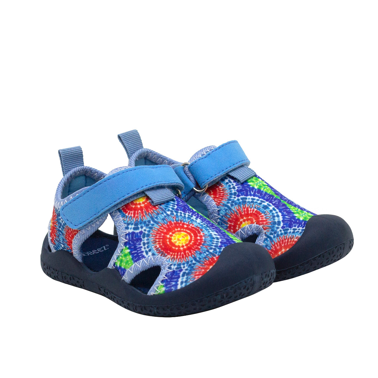 Image of Spiral Tie Dye Water Shoes Multi