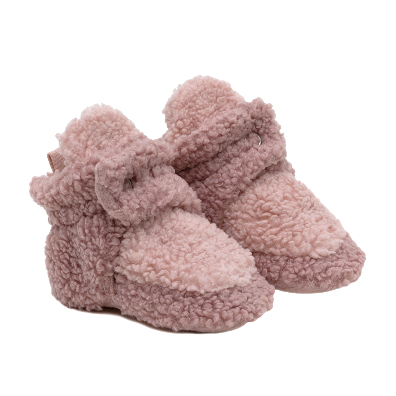 Image of Cozy Sheila Snap Booties Blush Pink