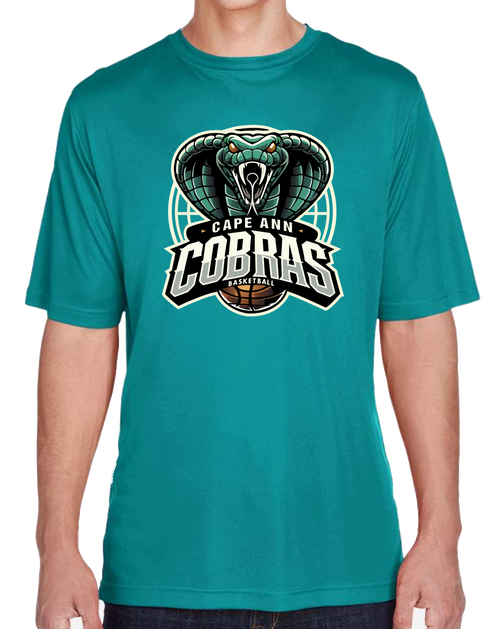 Cape Ann Cobras - Performance Short Sleeve Shirt -Youth/Adult