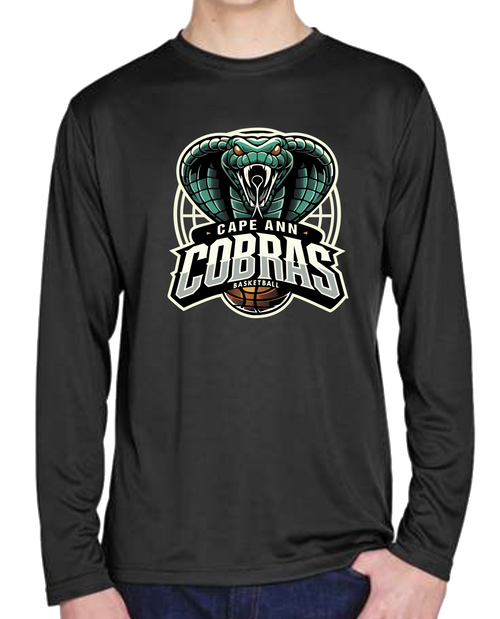 Cape Ann Cobras - Performance Long Sleeve Shirt -Youth/Adult