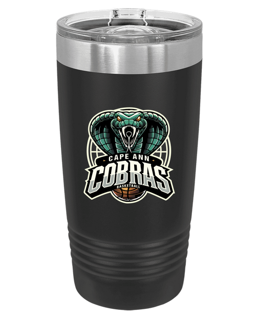 Cape Ann Cobras - Tumbler Cup with lid 20oz
