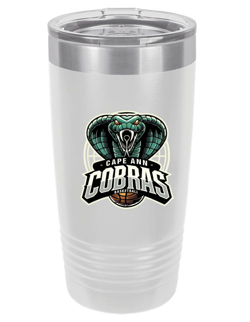 Cape Ann Cobras - Tumbler Cup with lid 20oz