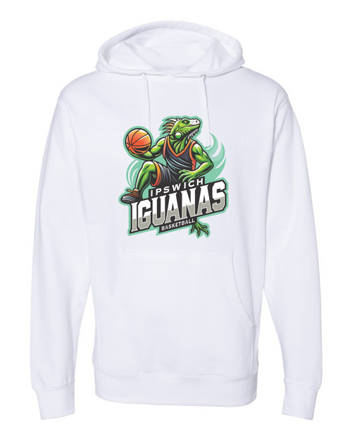 Ipswich Iguanas Basketball - Unisex Midweight Hooded Sweatshirt  - Youth/Adult