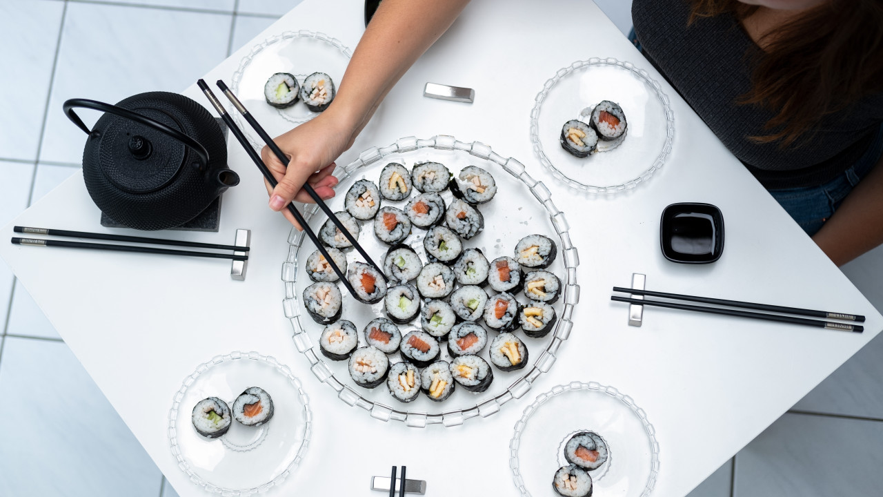 Sushi Sushi Store - Nipponia Guanti monouso Guanti antiaderenti per cucina.  Adatti a manipolare riso per sushi, impasti e prodotti alimentari. Speciali  per sushiman🍣 • ambidestri • trasparenti • impermeabili • non