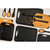 Homey's Planches à découper FIBR Natural - Lot de 4 - Noir