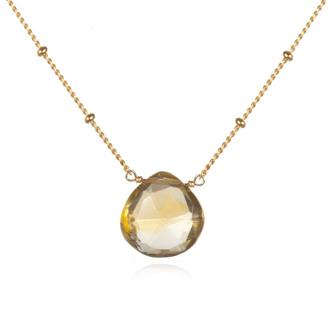 5.40 Carat Citrine Pendant Necklace in 18kt Gold Over Sterling | Ross-Simons