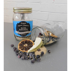 Maine Margarita Infusion Jar
It's a bar in a jar. Vena's Spirit Sipper Infusion Jars are created with delicious ingredients that include freeze dried fruits, herbs, spices, and all natural, organic sweeteners. We put it in a jar; all you have to do is add your favorite spirit! Steep ~ Strain ~ Sip ~ Savor!
Ingredients: blueberry, apple, lemon, lime powder, blend of organic cane sugar, cane syrup, and honey. Maine Margarita Infusion Jar
It's a bar in a jar. Vena's Spirit Sipper Infusion Jars are created with delicious ingredients that include freeze dried fruits, herbs, spices, and all natural, organic sweeteners. We put it in a jar; all you have to do is add your favorite spirit! Steep ~ Strain ~ Sip ~ Savor!
Ingredients: blueberry, apple, lemon, lime powder, blend of organic cane sugar, cane syrup, and honey.