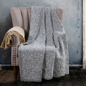 Over-sized Cotton Damask Throw - Grey
Accent any room with this beautiful blanket/throw available in assorted colors.
100% soft garment wash cotton
Size: 70" x 94" Damask design with fringe Quality fabrics featuring unique colors and textures blending traditional favorites with innovative styles.
Machine wash Over-sized Cotton Damask Throw - Grey
Accent any room with this beautiful blanket/throw available in assorted colors.
100% soft garment wash cotton
Size: 70" x 94" Damask design with fringe Quality fabrics featuring unique colors and textures blending traditional favorites with innovative styles.
Machine wash
