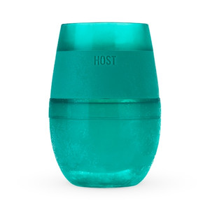 Wine FREEZE™ Cooling Cup in Translucent Turquoise Wine FREEZE™ Cooling Cup in Translucent Turquoise