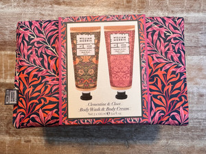 Clementine and Clove Body Travel Set (body wash & body cream) by William Morris At Home