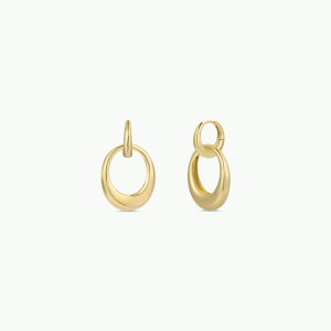 Coupled Hoop Earring by JaxKelly