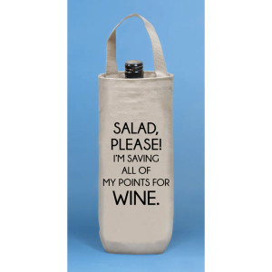 Salad, Please! I'm Saving All My Points For Wine Carrier