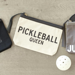 Canvas Pouch – Pickleball Queen