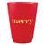 Frost Cups Merry Set of 8 (red)