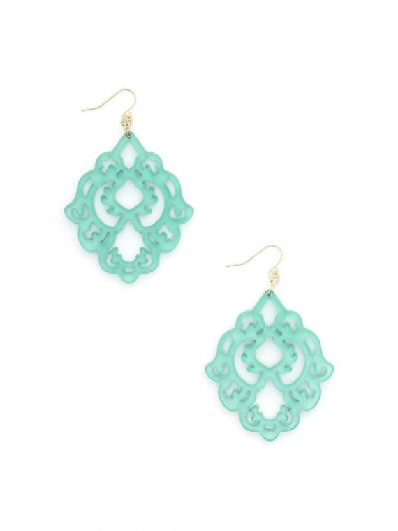 Just Scroll With It Earring Tastefully characterized by a sleek scroll design, these resin earrings are perfect for making a lightweight statement every day of the year, in a whole slew of colors to choose from.
