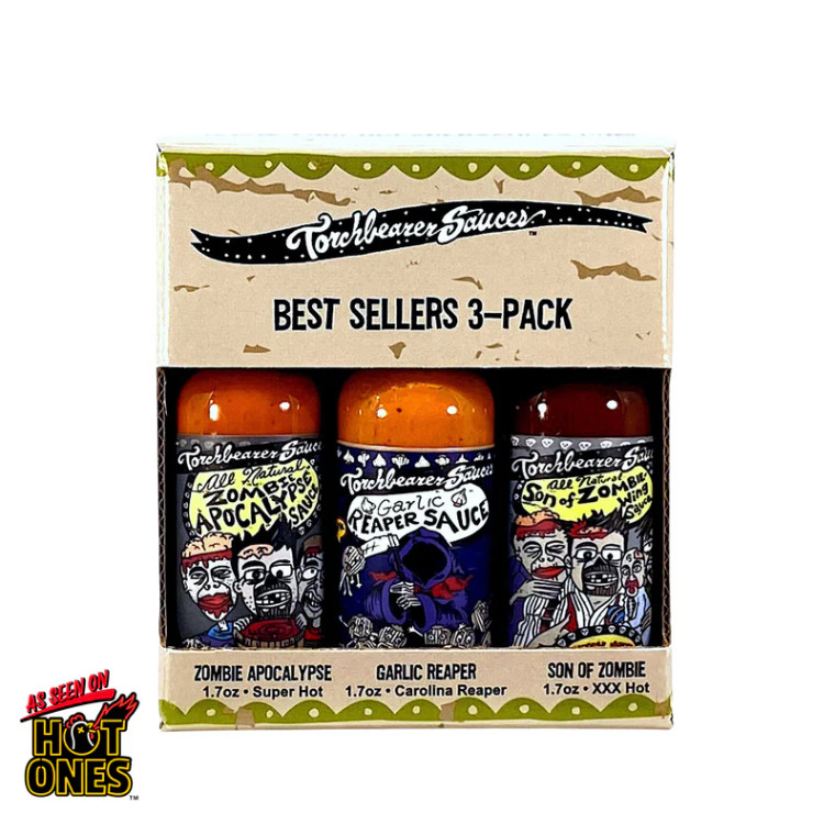 TorchBearer Sauces Best Sellers Mini Bottle 3 Pack
