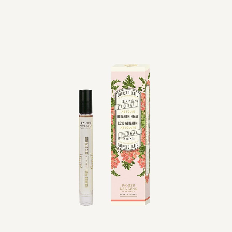 Geranium Perfume Fragrance – Roll-On Eau de Toilette by Panier Des Sens en Provence