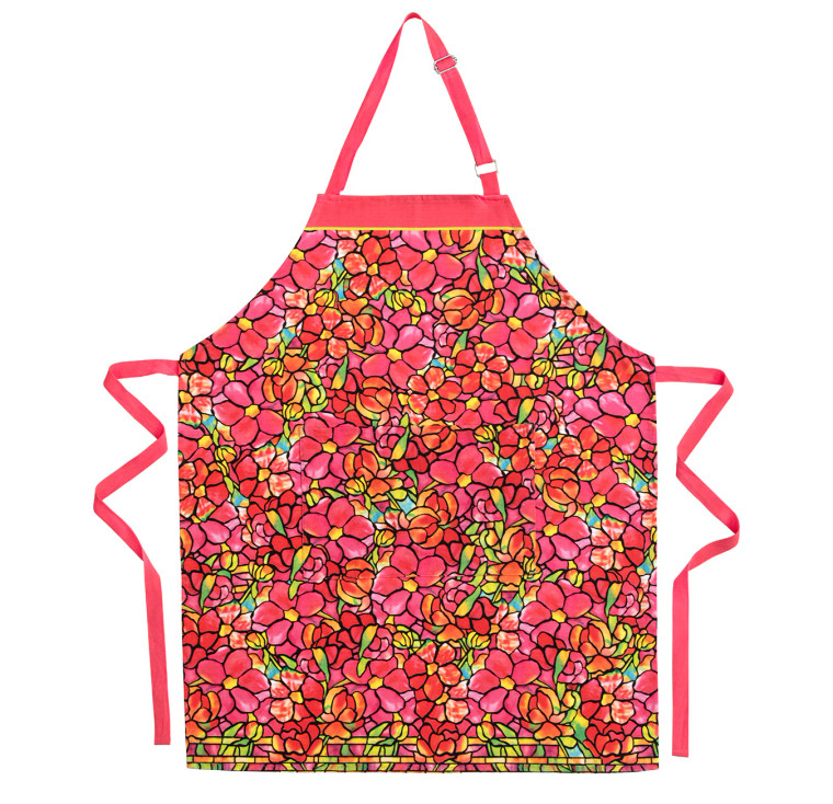 Tiffany Pink Peony Apron by Modgy
