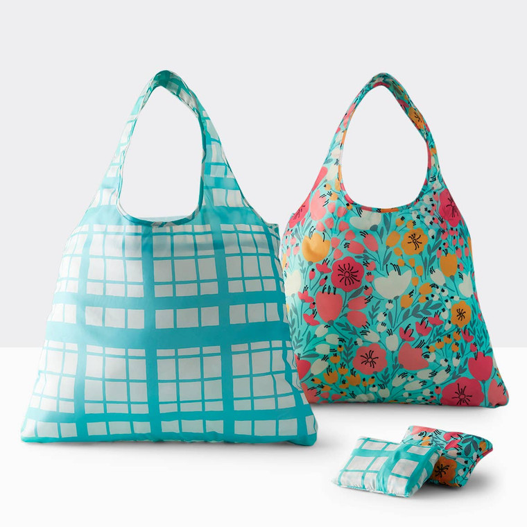 Set of Foldable Grocery Bags