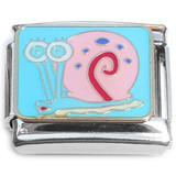 Cartoon Snail Italian Charm