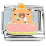 Capybara Lotus Flower Italian Charm