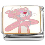 Cartoon Panther Italian Charm