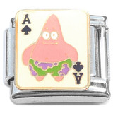 Patrick Ace Playing Card Italian Charm