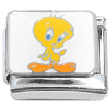 Tweety Bird White Italian Charm